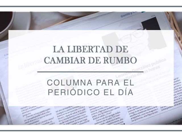 libertad para cambiar de rumbo