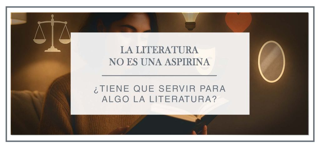 La literatura puede entretener, sanar, denunciar o hacernos reflexionar… pero no necesita justificar su existencia.