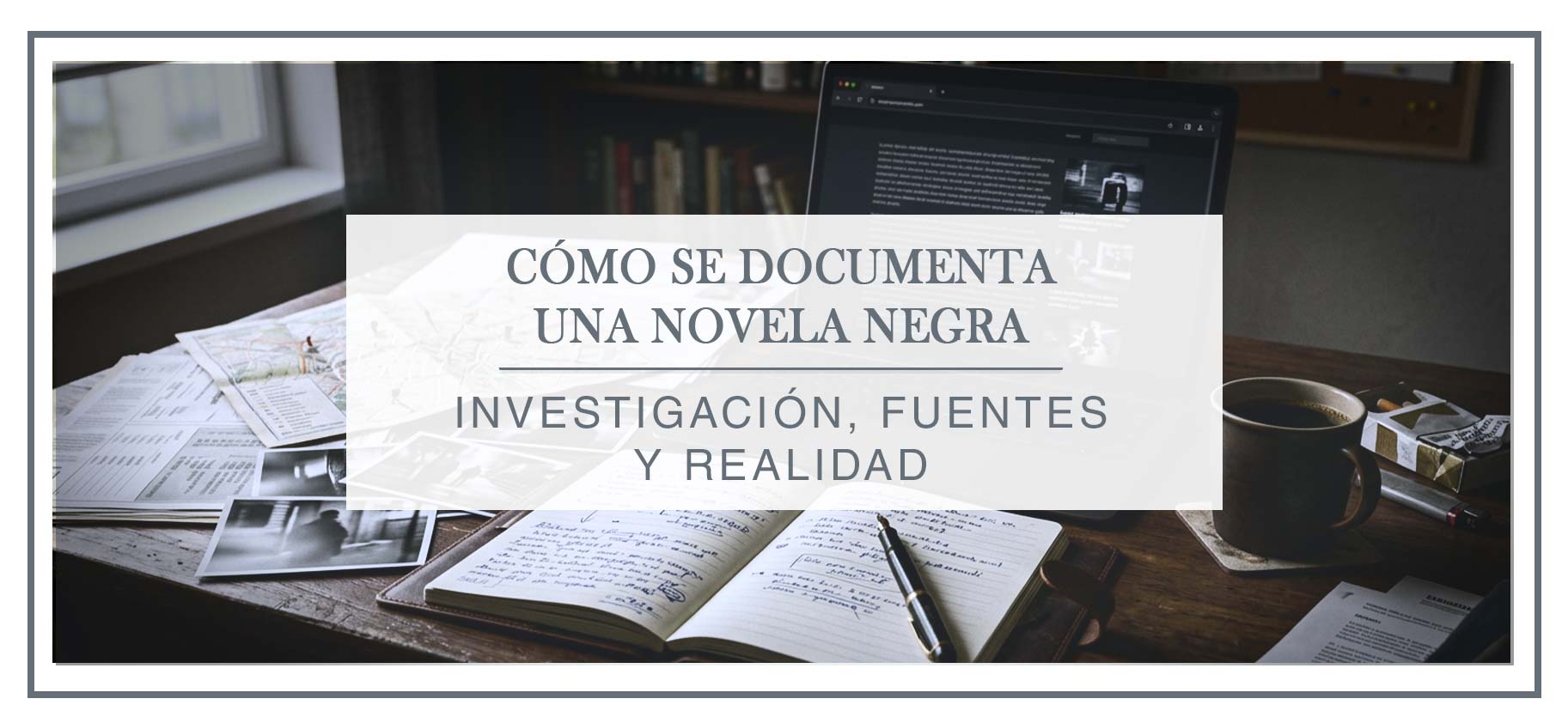 Cómo se documenta una novela negra